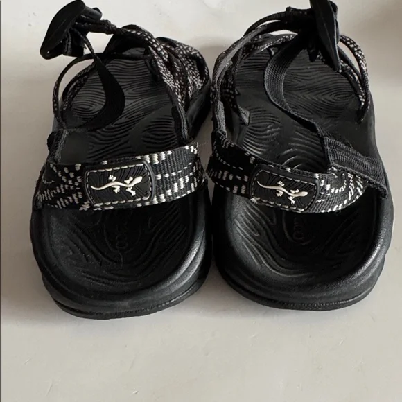 Chaco Womens Z Volv X2 Dash Black Strappy Outdoor Hiking Sandals sizs 9 - Picture 4 of 9